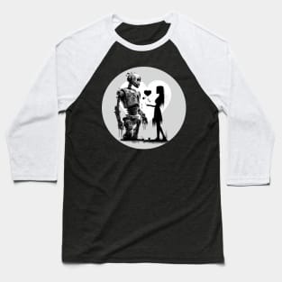 Robot Human Love Baseball T-Shirt